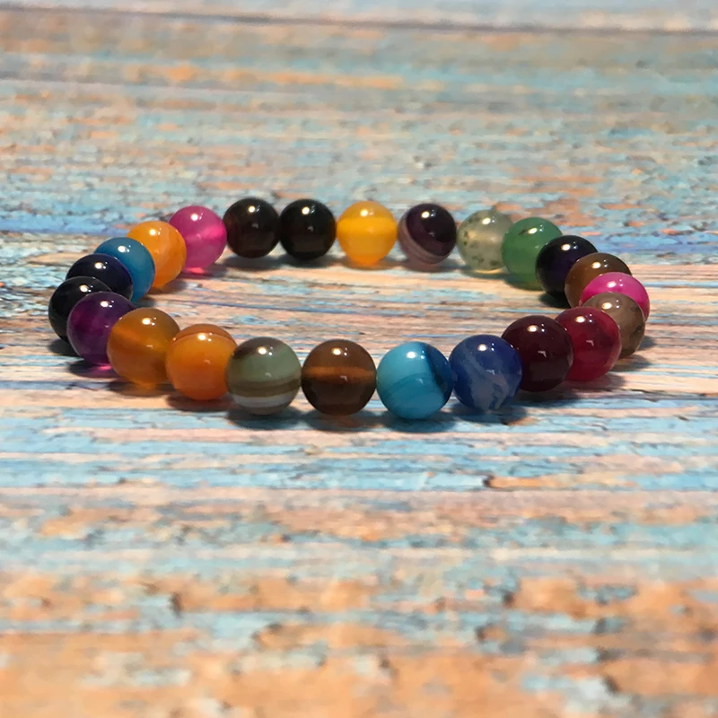 Женские браслеты с натуральным камнем Noter красочный матовый браслет в стиле бохо