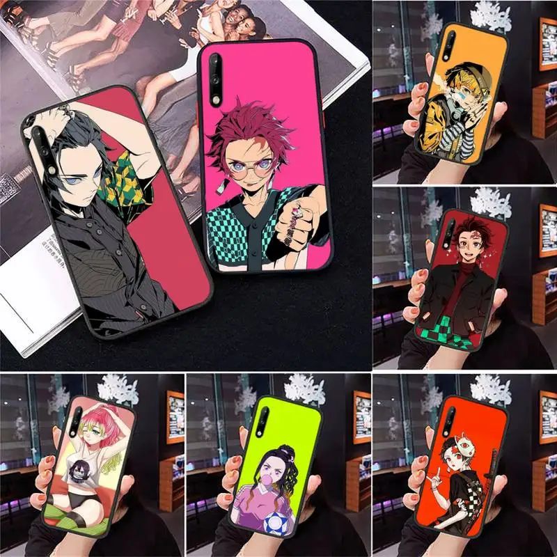 

Demon Slayer Tanjirou Phone Case for Huawei honor 7A 8X 8s 9 9X 10 10i 20 30 Play lite pro s Fundas cover