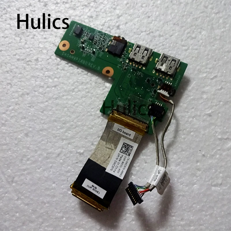 

Hulics Original FOR DELL 7557 7559 USB Audio Jack Board WITH CABLE 04RHP0 DA0AM9PI8B0 CN-0W728F CN-0WC976 0JHPY2