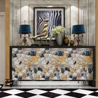 Водостойкие 3D обои из древесины для спальни ПВХ кирпичные наклейки 