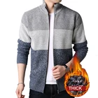 Мужской теплый кардиган на молнии Varsanol, плотный свитер из полиэстера, одежда для мужчин, размеры до 3XL, зима 2020