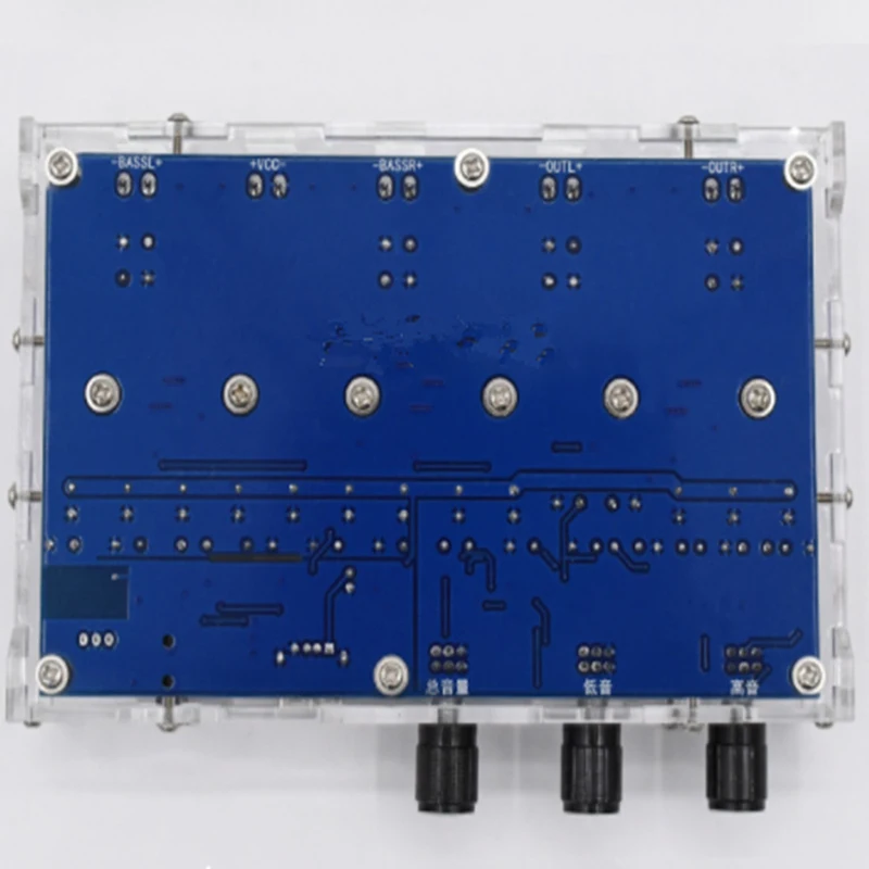 

XH-A310 Bluetooth 5.0 TPA3116 D2 Digital Power Stereo Amplifier Board 4 Channels 50Wx2+100Wx2 Dual Bass Subwoofer AMP Module