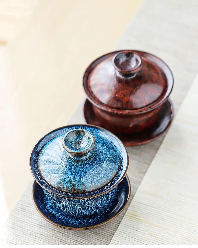 1 шт. "Китайский кун-фу" Gaiwan комплект Керамика Чай посуда наборы Чай комплект Керамика Чай горшок Чай набор гайвань комплект Чай чашек Чай церемонии