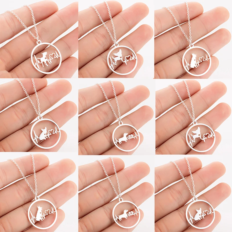 Теплое ожерелье Женская милая подвеска в виде собаки Женские аксессуары из