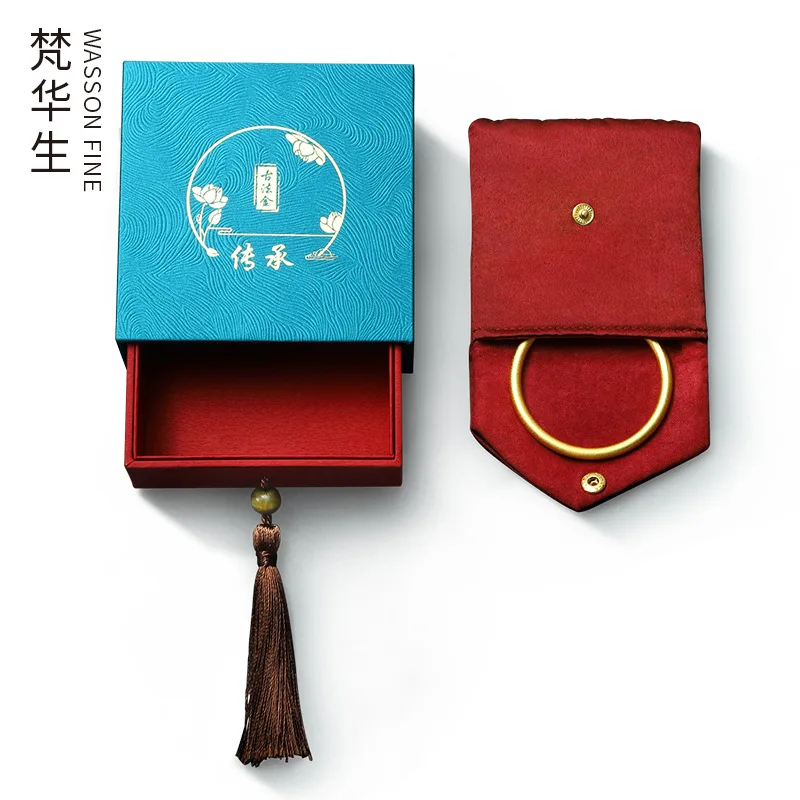 Ancient French Gold Heritage Bracelet Box Wenwan Jewelry Jade Jade Jewelry Storage Gift Box jewelry packaging