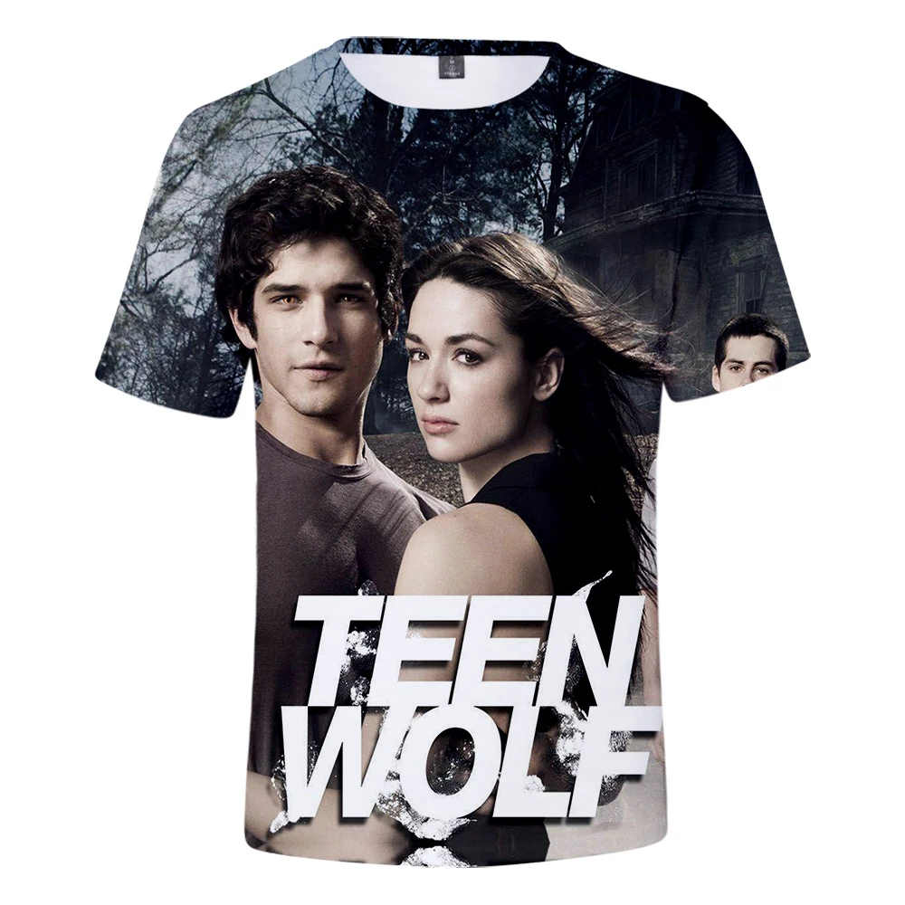

Teen Wolf 3D Print T-shirt Men/Women Fashion TV Series Teen Wolf Casual Short Sleeve Hip Hop Shirts Summer Harajuku Clothes