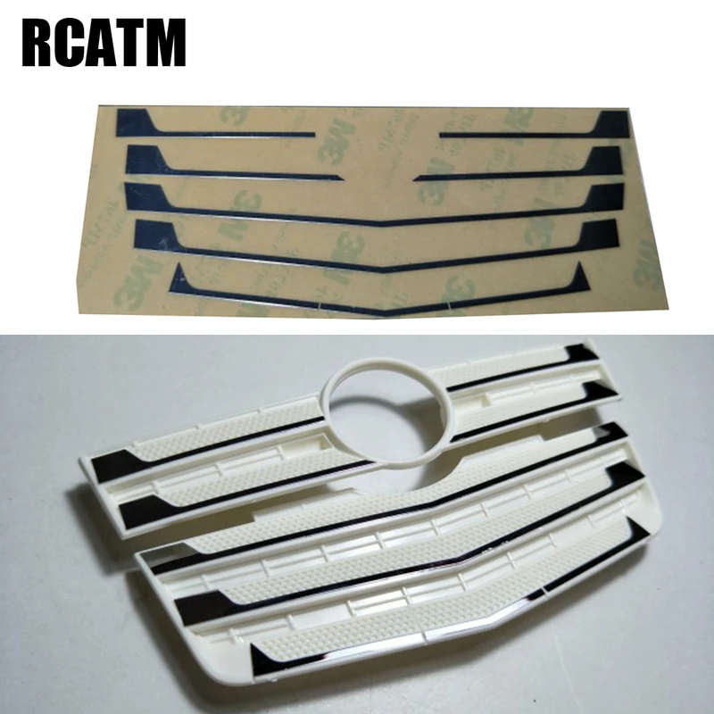 Металлическая впускная решетка декоративная наклейка для 1/14 Tamiya RC грузовика Actros