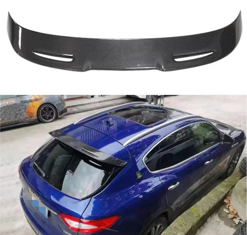 

Высококачественный спойлер из натурального углеродного волокна для заднего крыла багажника, для Maserati Levante 2016 2017 2018 2019 2020