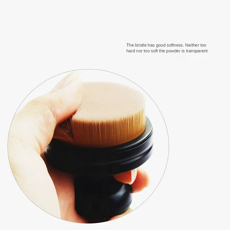 Основа для макияжа кисть формы марки с плоским верхом пудра румяна большая