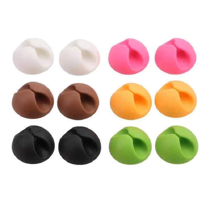 

Clip Cable Winder clamp protector Earphone Organizer USB Charger Wire Cord Pen Desk Fixer line Tidy Collation Management