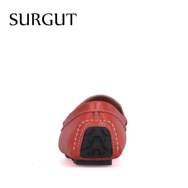 surgut brand new colors cow split leather men flat shoes brand moccasins men loafers driving shoes fashion casual shoes hot sell free global shipping