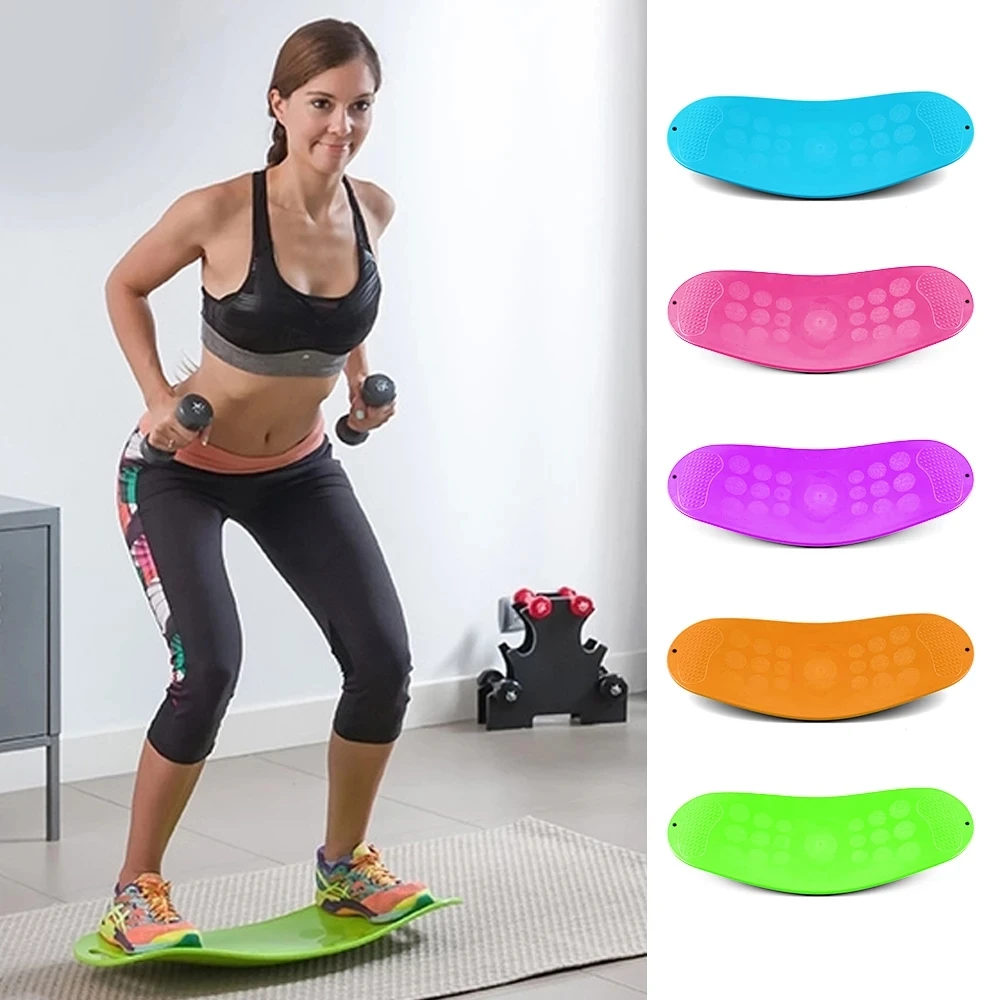 

Twisting Fitness Balance Board Simple Core Workout Yoga Gym Fitness Training Prancha Abdominal Leg Training Balance Exercise