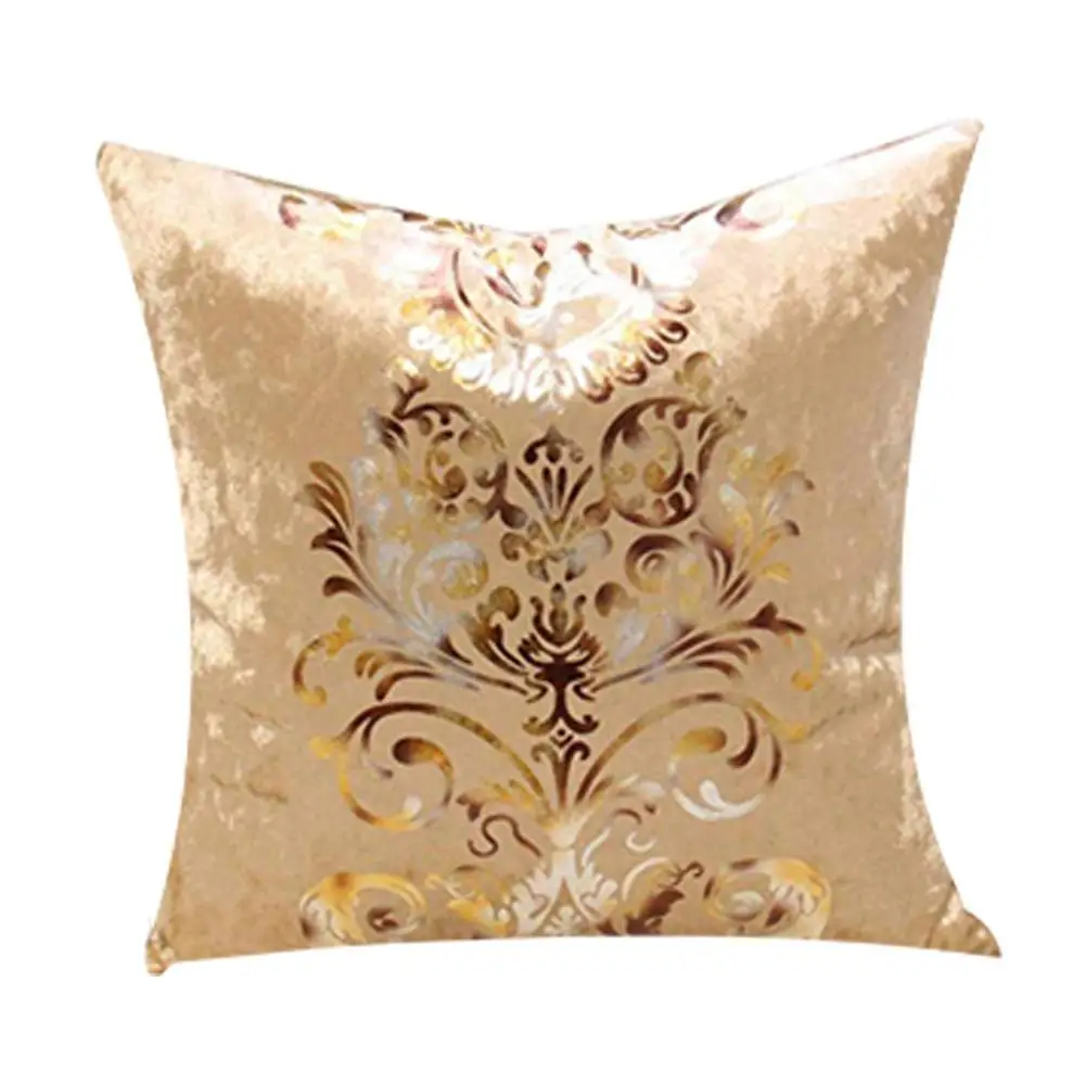 Чехол для подушки Meijuner новая индивидуальная наволочка из флока с бронзовым