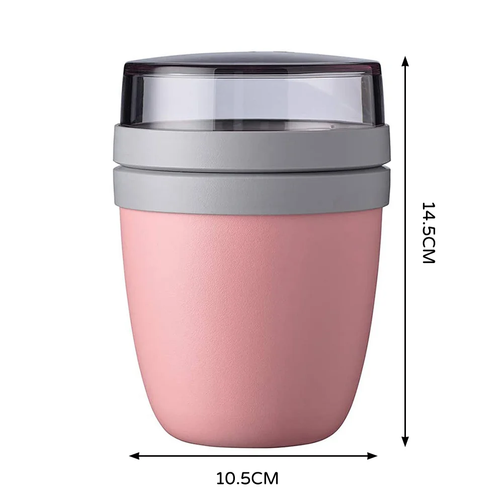 

1pc Multifunctional Upgrade New Creative Lunch Box Keep Out Bowl Lunch Box Yogurt Nut Preservation Cup New