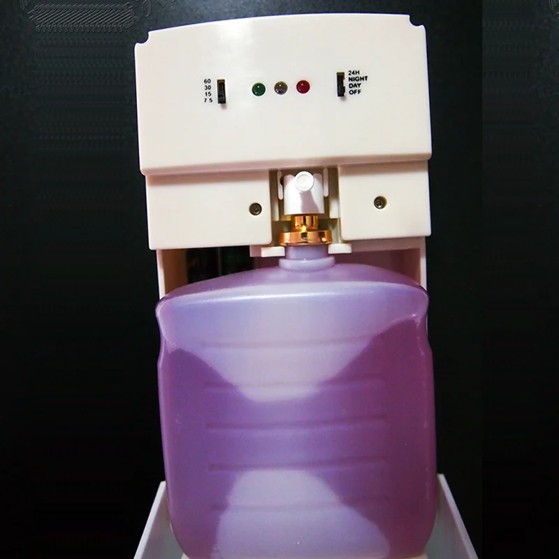 Автоматический освежитель воздуха аромат аэрозоль насос бутылкы парфюмерного