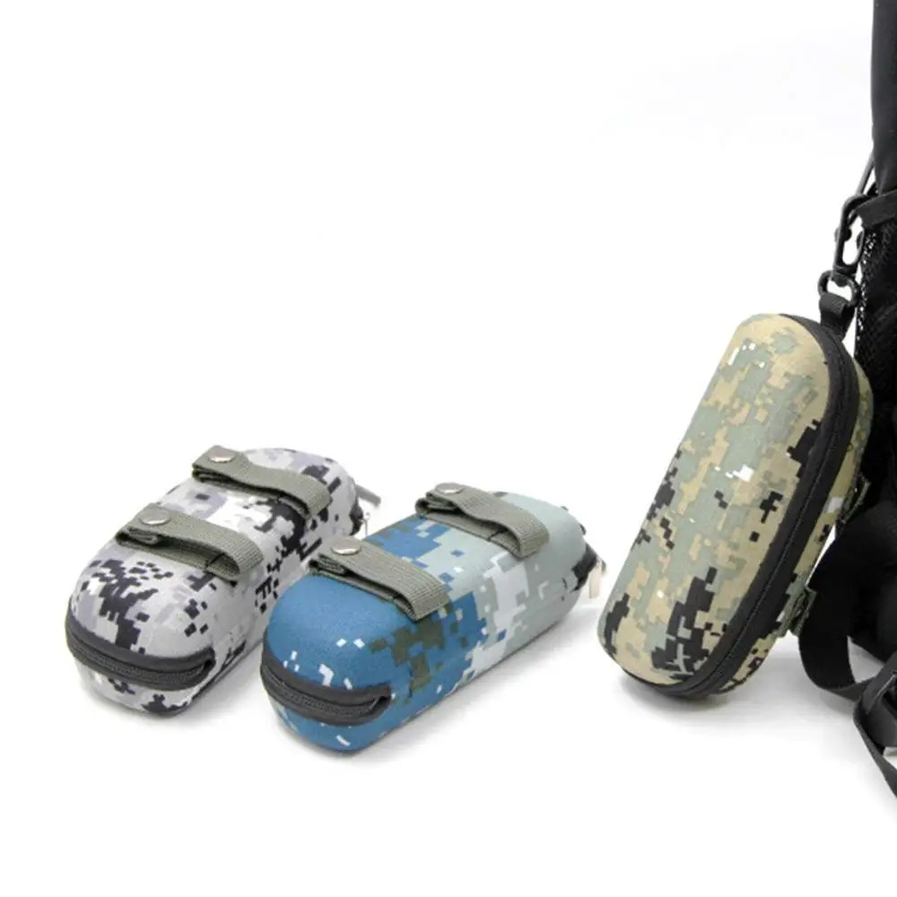 Тактическая портативная коробка для солнцезащитных очков EVA камуфляжная Молле