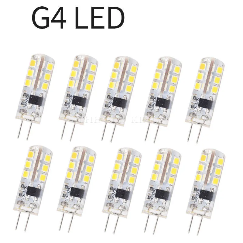 

10PCS Mini G4 LED Lamp COB LED Bulb 3W 6W 9W 12W DC AC 12V LED G4 Light 360 Beam Angle Chandelier Light Replace Halogen G4 Lamps