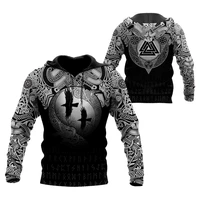 fashion men hoodie viking raven tattoo 3d full printed harajuku sweatshirt unisex casual zip hoodie jacket cnd37