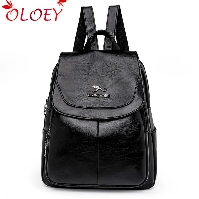 

Женский кожаный рюкзак, дизайнерские многофункциональные сумки для женщин 2020, школьные сумки для девочек-подростков