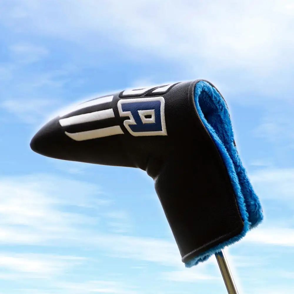 Чехол для клюшки гольфа чехол головы кожаный Aliennana США с вышивкой и магнитной