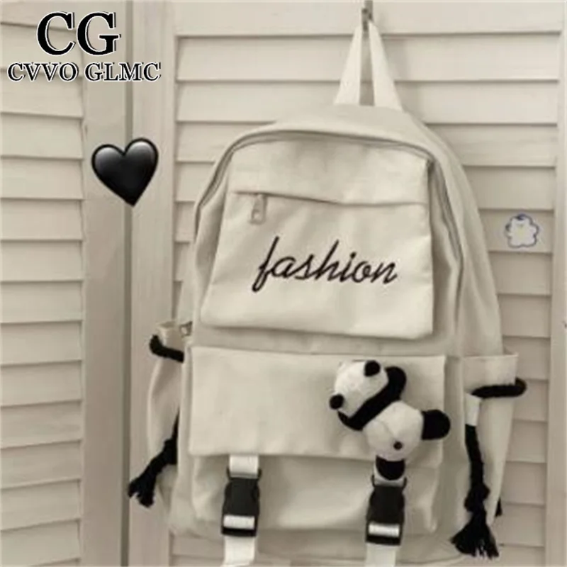

Cvvo Glmc Backpacks Women Oxford Large Capacity Solid Unisex Fashion All-match Leisure Travel Bags Waterproof