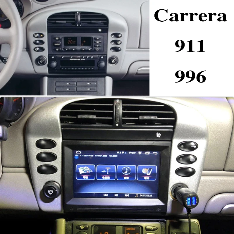 Автомобильный мультимедийный плеер NAVI Radio Stereo для Porsche Carrera 996 911 GT2 S Turbo 8 4 дюймов