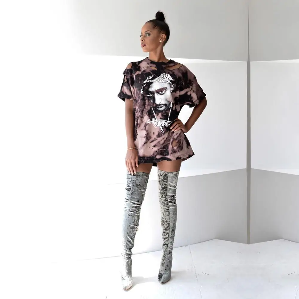 Женское платье с коротким рукавом adfндс Повседневное принтом свободное Летнее