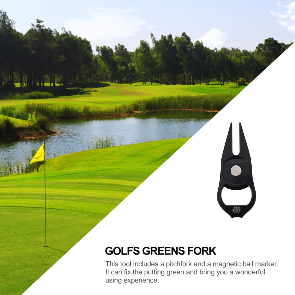 

1pc Zinc Alloy Golfs Divot Repair Tool Golfs Marker Line Maker