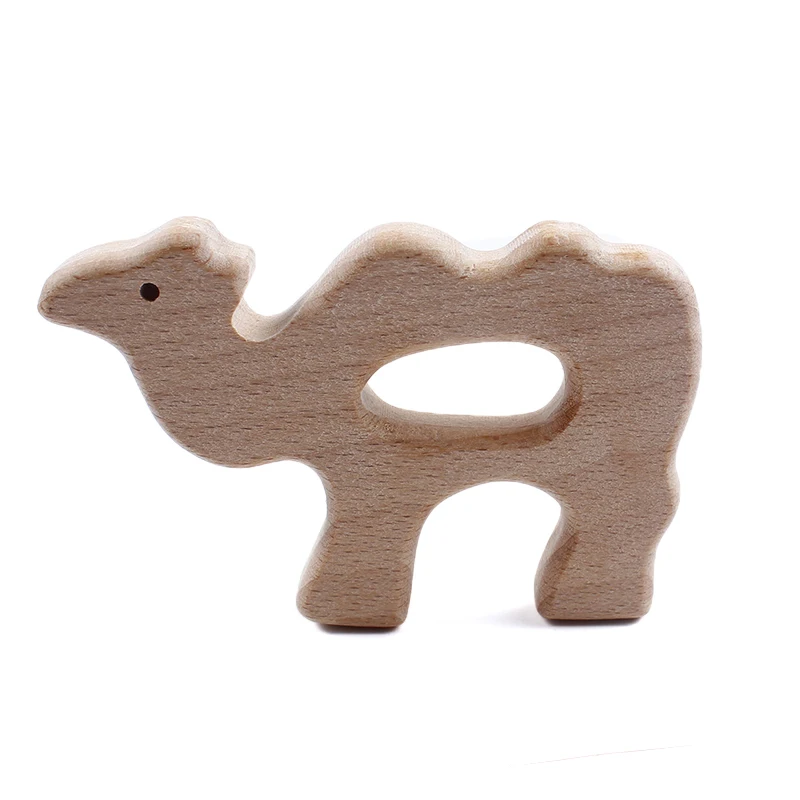 

Baby Infant Accesories New Baby Teether Wooden Animal Pacifier Pendants BPA Free Beech Animal Shape Teether Baby Wooden Chew Toy