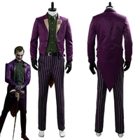 game mortal kombat 11 the joker cosplay costume full suit for adult men women halloween costumes