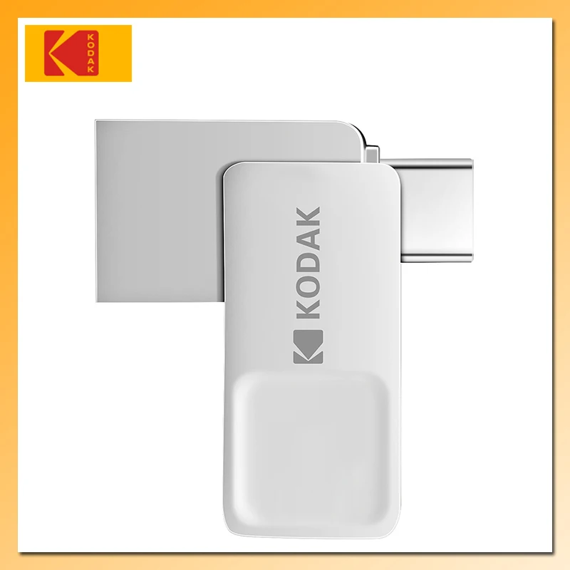 Металлический флеш накопитель KODAK 32 ГБ 64 128 16 флешка USB 3 1 Type C два накопителя карта