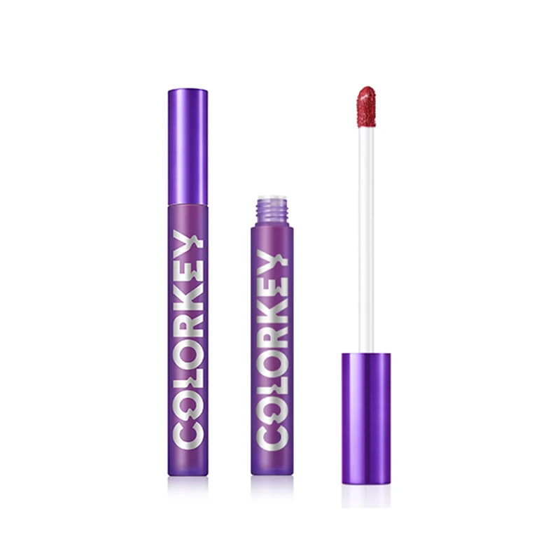 

COLORKEY Velvet Lip Gloss Glaze Long Lasting Lip Tint Liquid Lipstick Beauty Lipgloss Daily Makeup Women Cosmetics