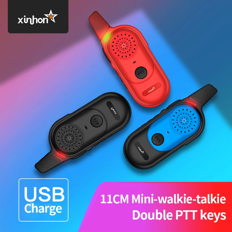 Портативная рация XINHON mini N3 BaoFeng UHF 400-470MHz 128Channel двухстороннее радио портативное CB