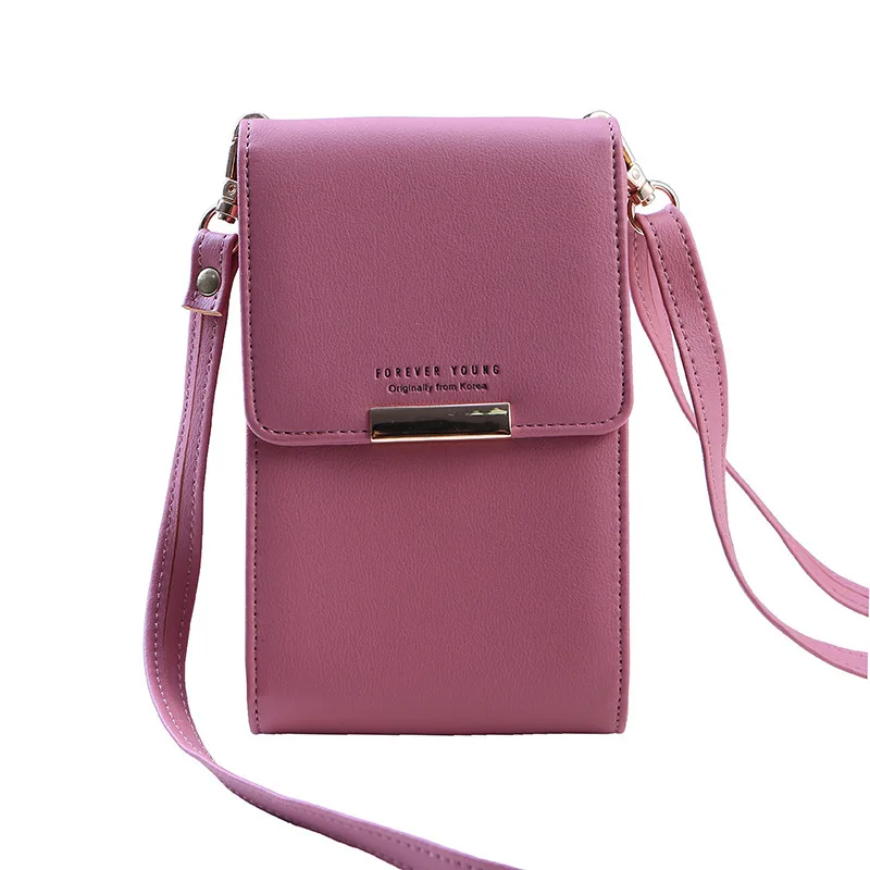 

Multi-Function Women Handbags New Female Crossbody Shoulder Bag Pu Leather Mobile Phone Messenger Bag For Ms Travel Cool Purses