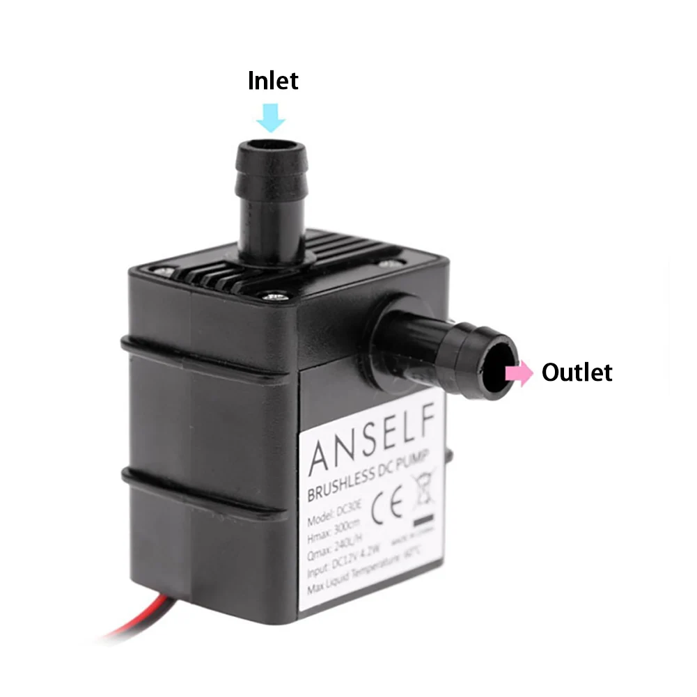 Бесщеточный Водонепроницаемый погружной мини насос для сада 12 В 4 2 Вт л/ч|Насосы| |