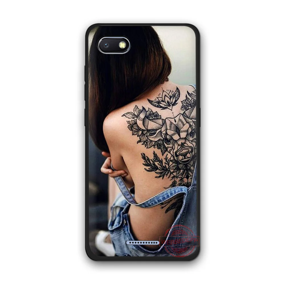 WEBBEDEPP сексуальная девушка с татуировкой модные чехлы для мобильного телефона из