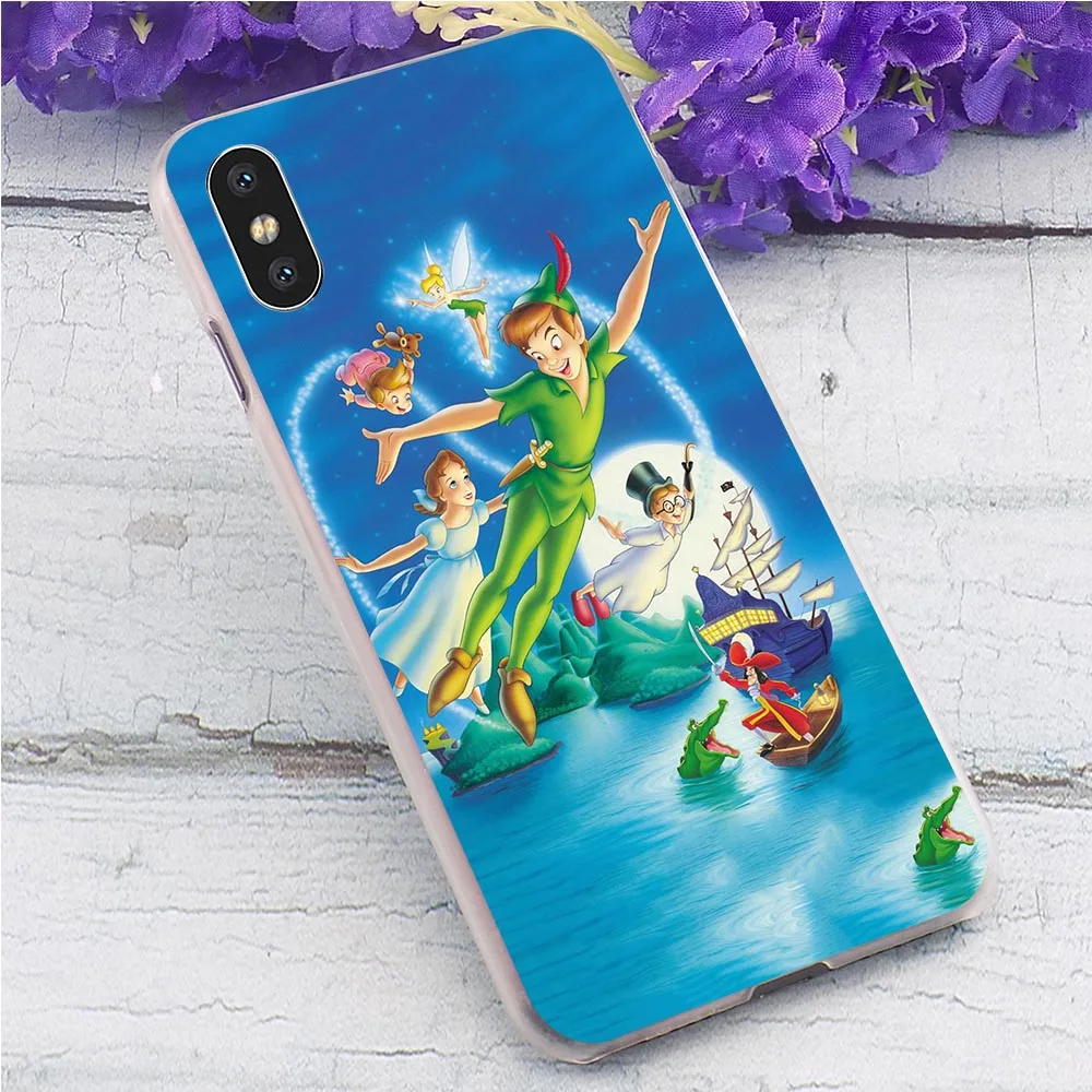 Защитный чехол для телефона Питера Пэна Венди Тинкербелл iPhone 7 5 5S SE 6 6S/6 6S Plus 8/7 8 X XS