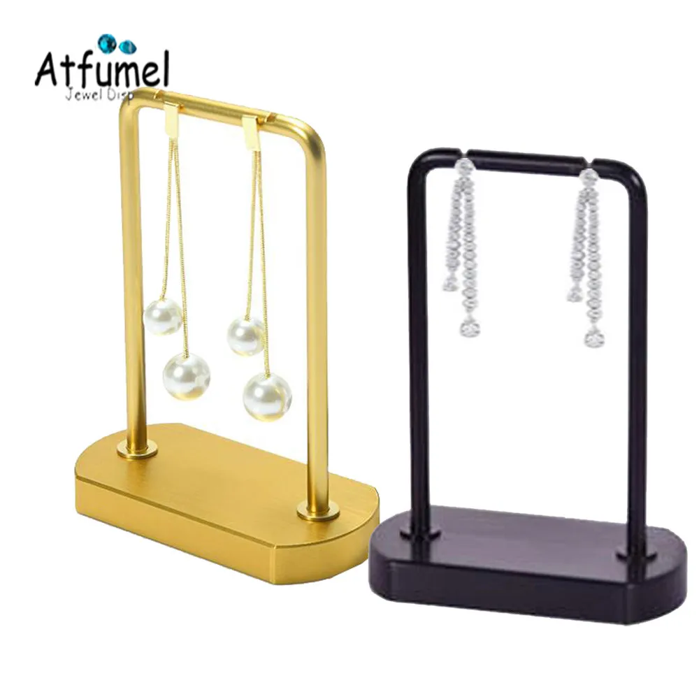 

Metal Earrings Jewelry Holder Display Stand Ear Studs Pendant Pocket Watch Jewelry Organizer Hanging Storage Counter Showcase