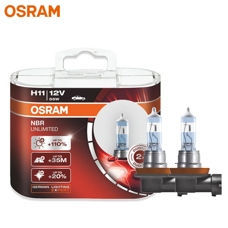 Галогенная лампа OSRAM H7 H11 H4 H1 H3 HB3 HB4 12 В Ярко-белая 3600 к 55 Вт (пара) |