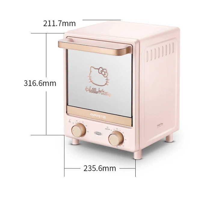 Электрическая мини-печь для выпечки хлеба 220 В 12 л бытовая простая в эксплуатации