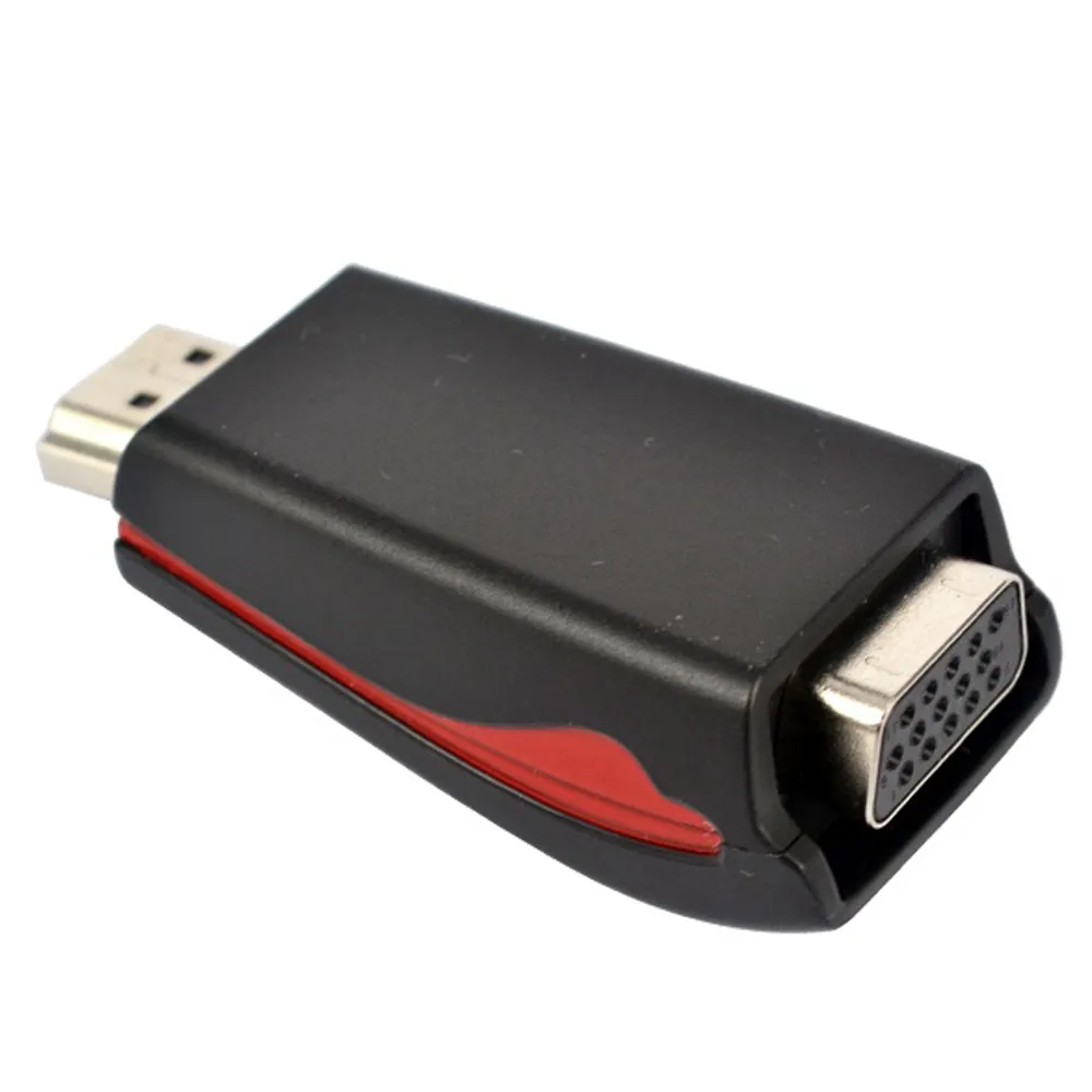 

1 Pc HDMI to VGA Adapter with Audio Cable Power Male To Female 1080p HDMI to VGA Converter Fit for PC/TV Xbox 360 PS3