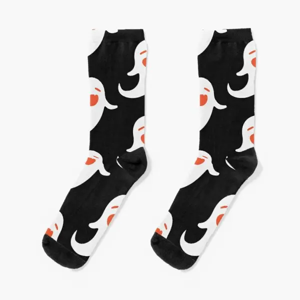 Hu Tao Ghost Crew Socks Mens Unisex Black Best Autumn Breathable Ladies Cartoon Short Cute Funny Girls Sports Pattern Women