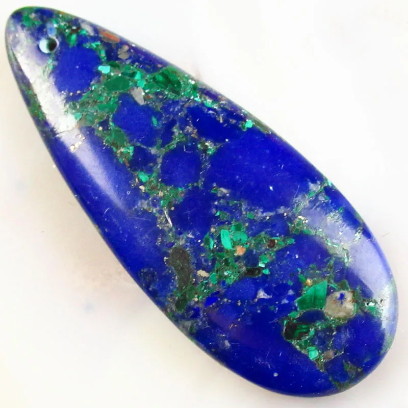 Великолепная интригующая мода 3 шт. натуральный Малахит в Лазурит Подвеска