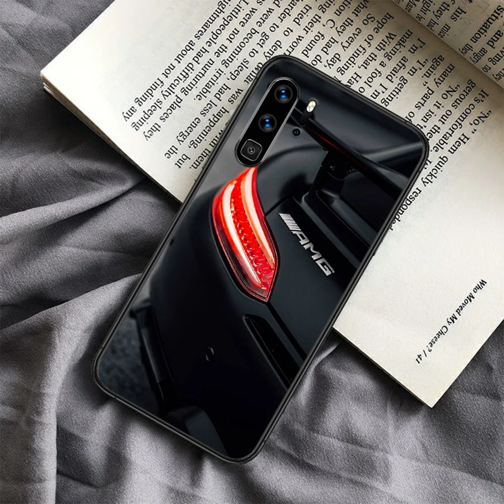 

Mercedes Benz AMGs Car Phone Case For Huawei P Mate Smart 10 20 30 40 Lite Z 2019 Pro black Cell Soft Hoesjes Pretty Etui 3D