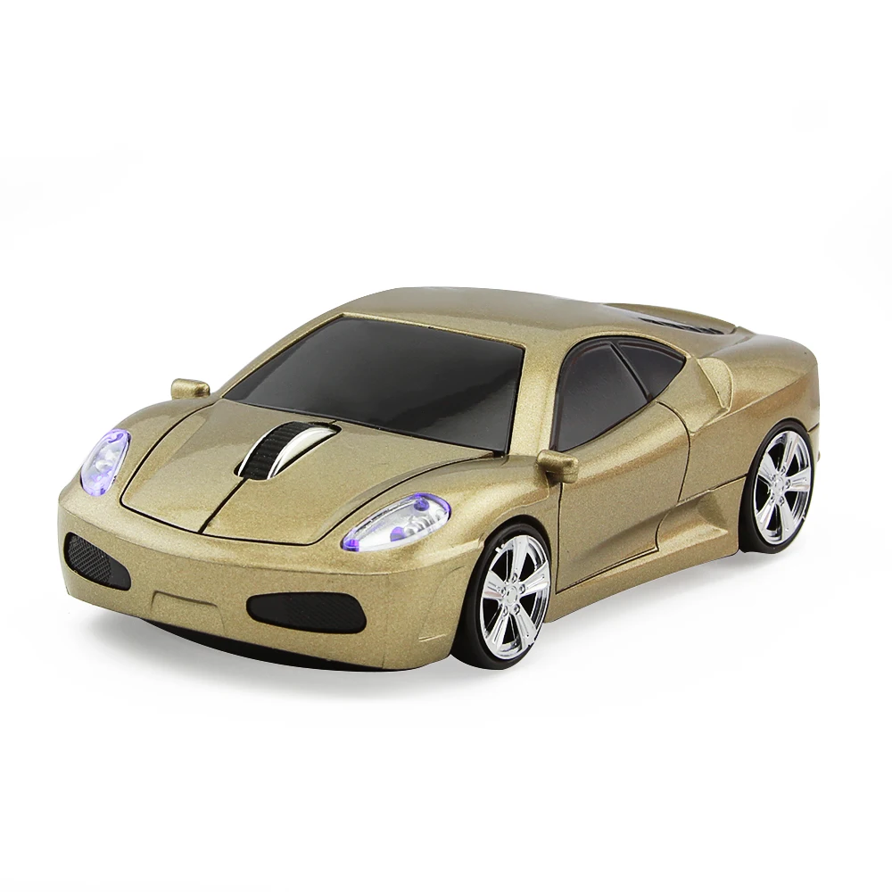 Беспроводная компьютерная мышь CHYI в форме автомобиля эргономичная игровая