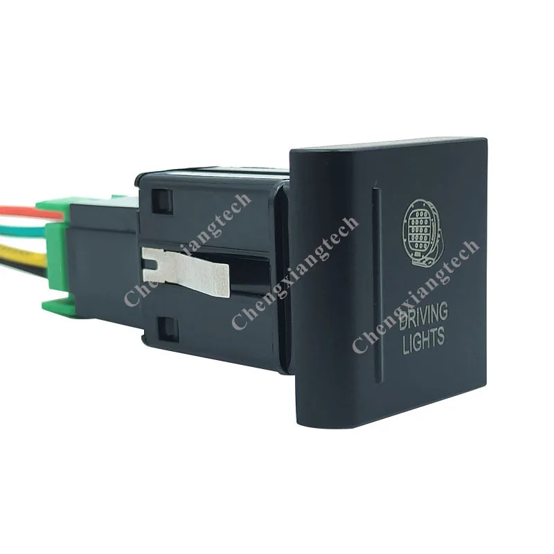 Синие светодиодные ходовые огни 12 В 3 А кнопка включения и выключения для VW Volkswagen