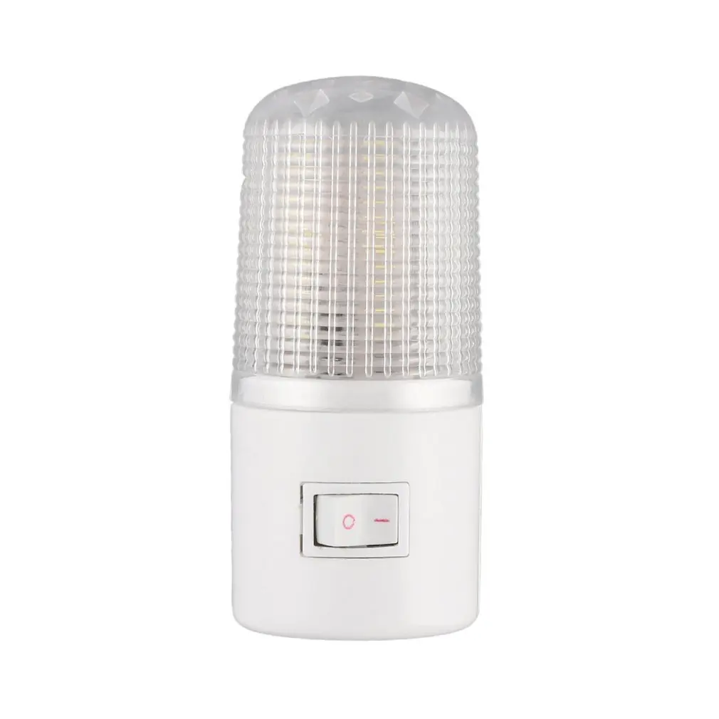 

4-LED Wall Mounting Bedroom Night Lamp Light US Plug Lighting Bulb 1W