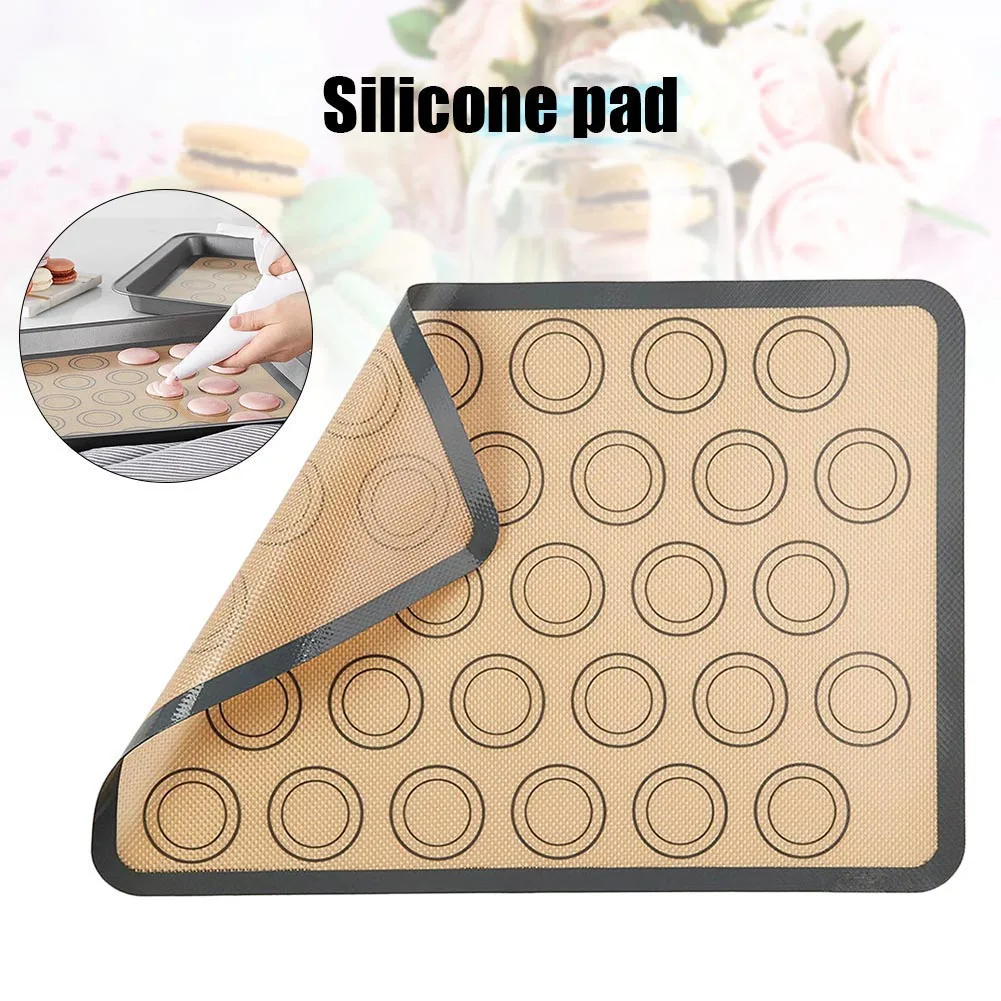 1 Pcs Silicone Macaron Baking Mat Non Stick Bakery Sheets Tools XB 66 | Дом и сад