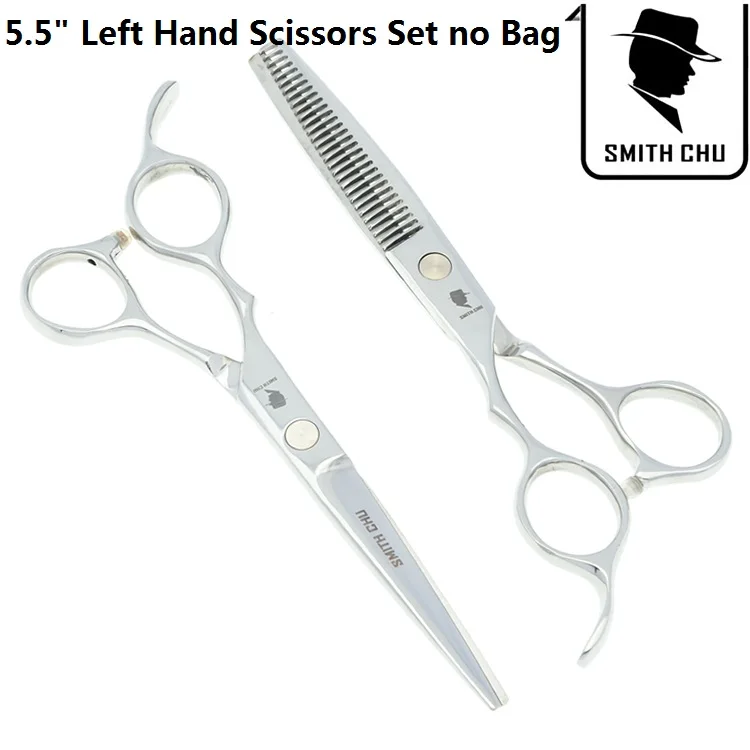 6,0 дюймов Smith Chu Salon ножницы для волос для левшей, Набор японских парикмахерских ножниц для стрижки и истончения, машинка для стрижки волос LZS0041 - Цвет: LZS0071 no  bag 55