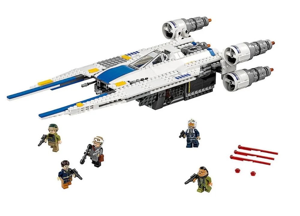 05054 Rebel U-Wing Fighter серия Звездные войны строительные блоки кирпичи трудно найти Детский развивающий подарок совместим с 75155